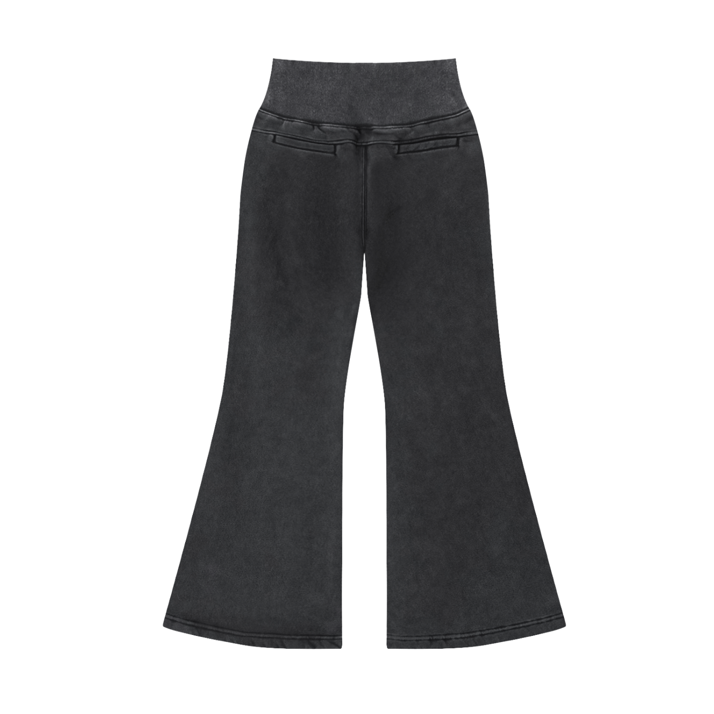 MJay Vintage Washed Flared Fleece Pants