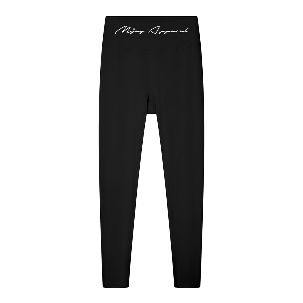 Women's Solid High Rise Leggings