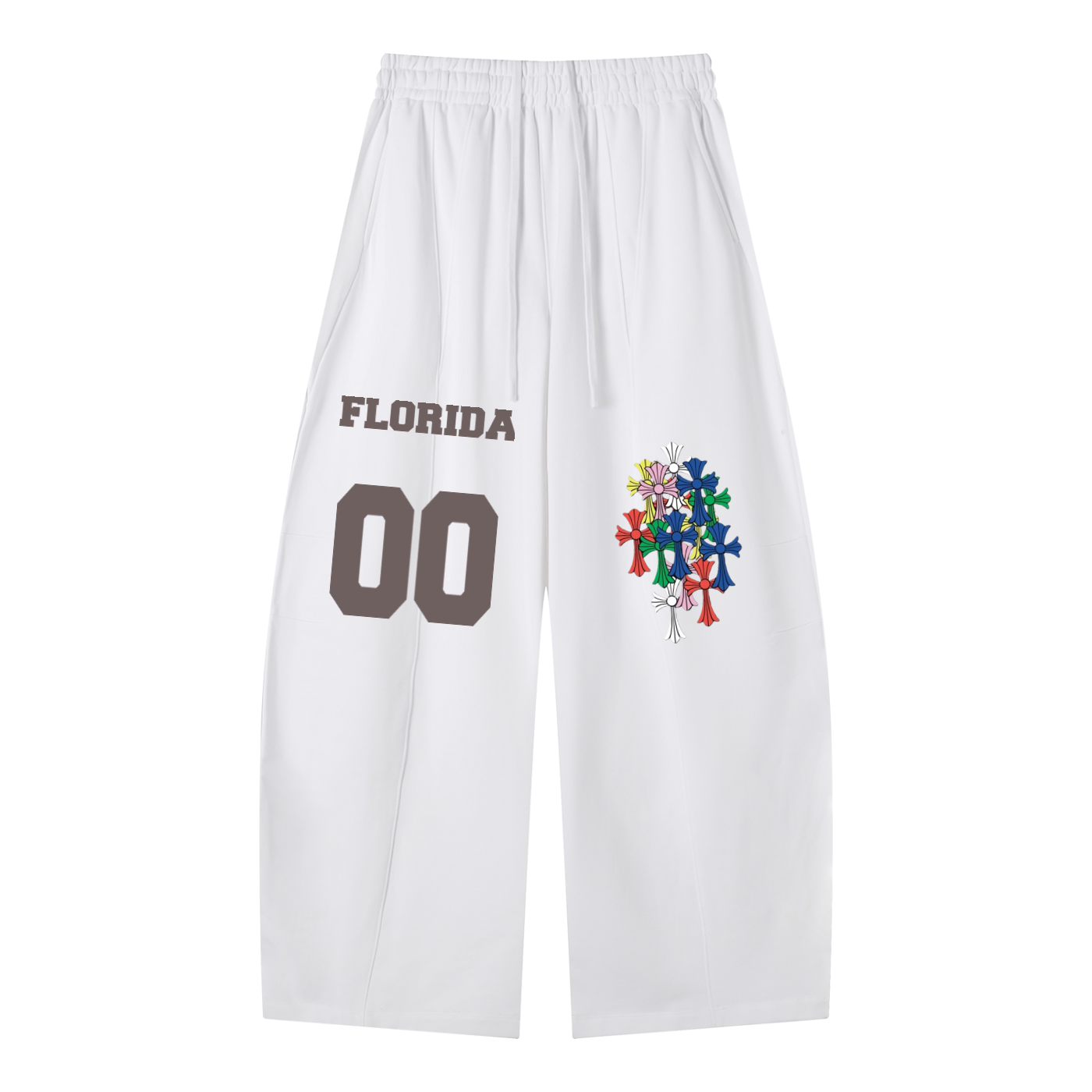 Heavyweight Wide Leg Panel Sweatpants