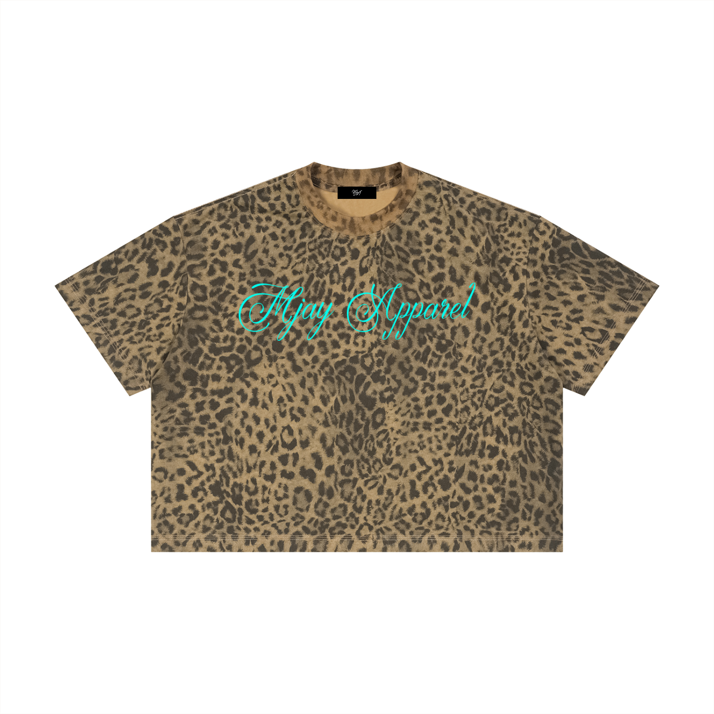 Unisex Leopard Print Boxy T-Shirt