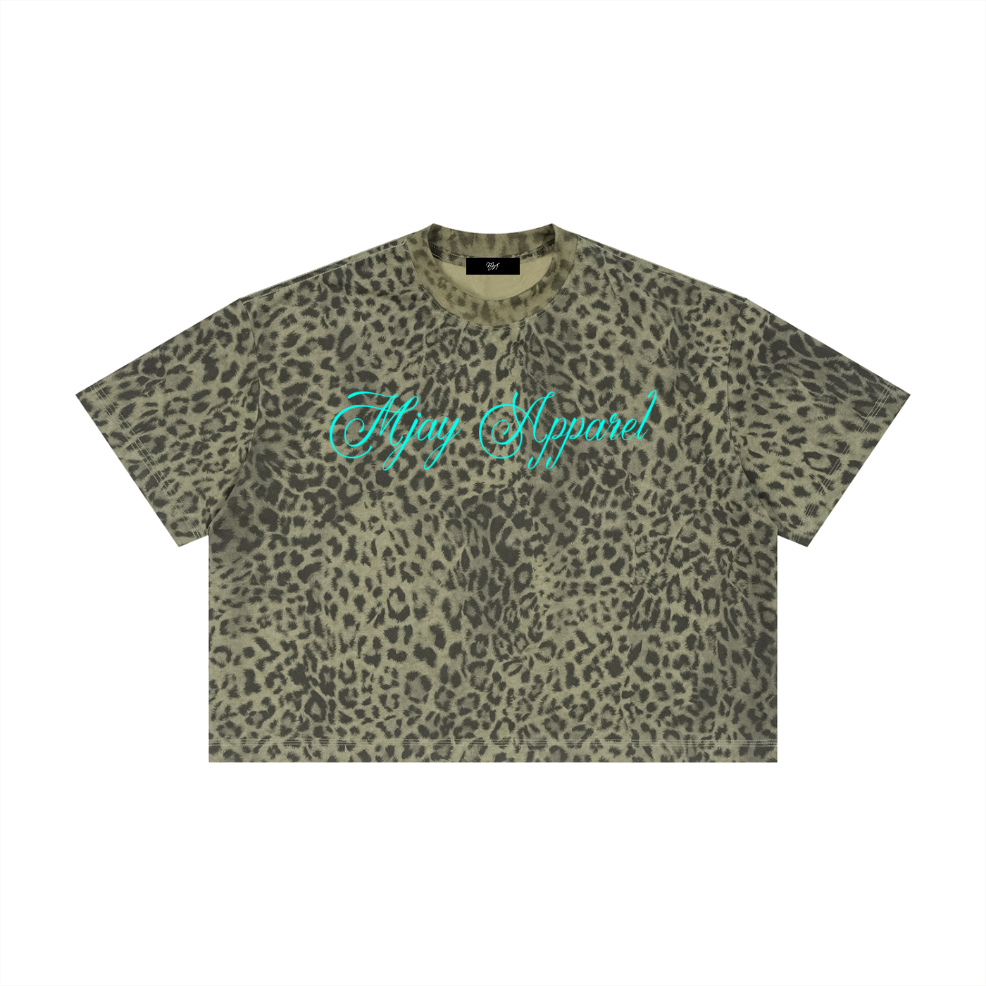 Unisex Leopard Print Boxy T-Shirt