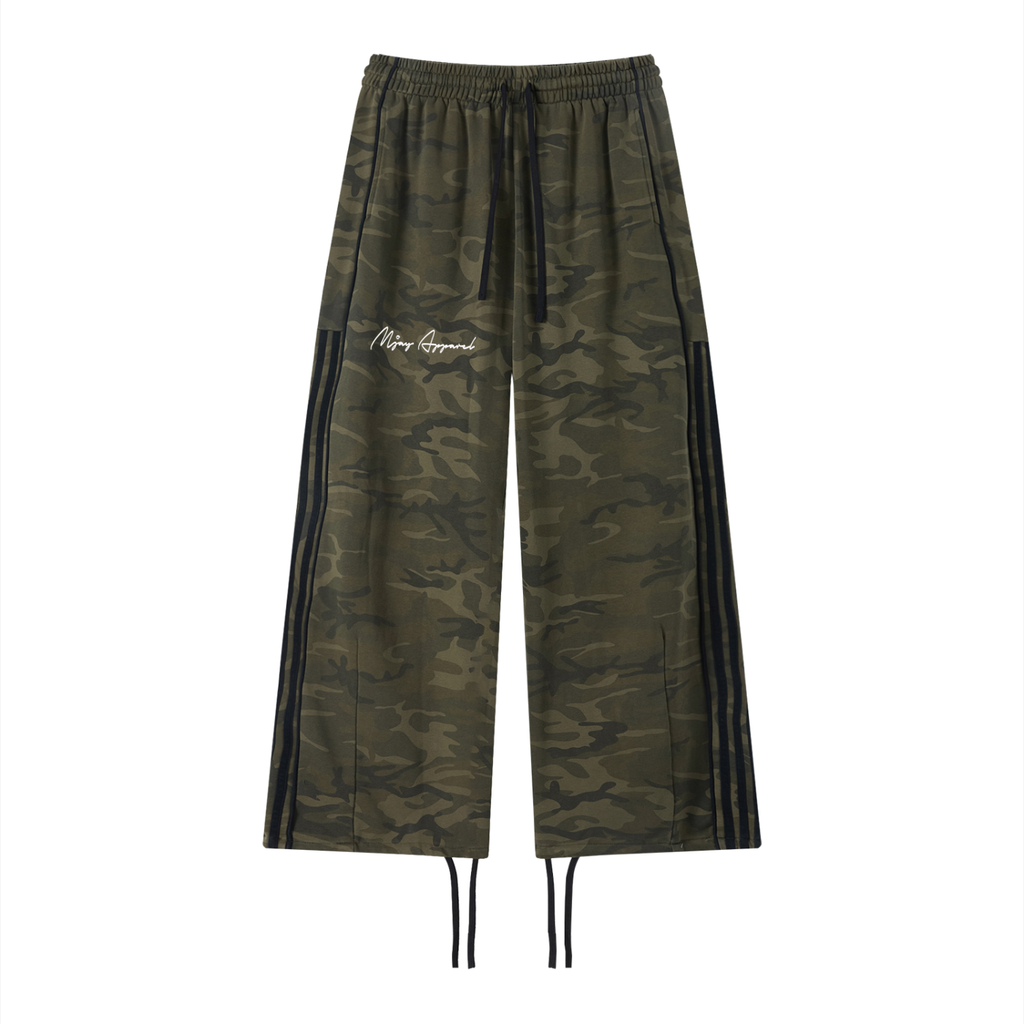 Unisex Camo Wide Leg Sweatpants