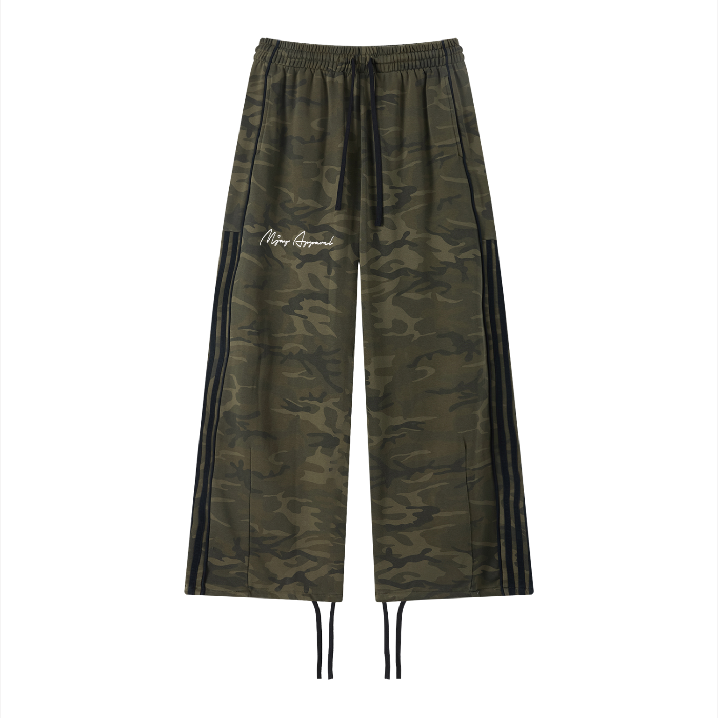 Unisex Camo Wide Leg Sweatpants