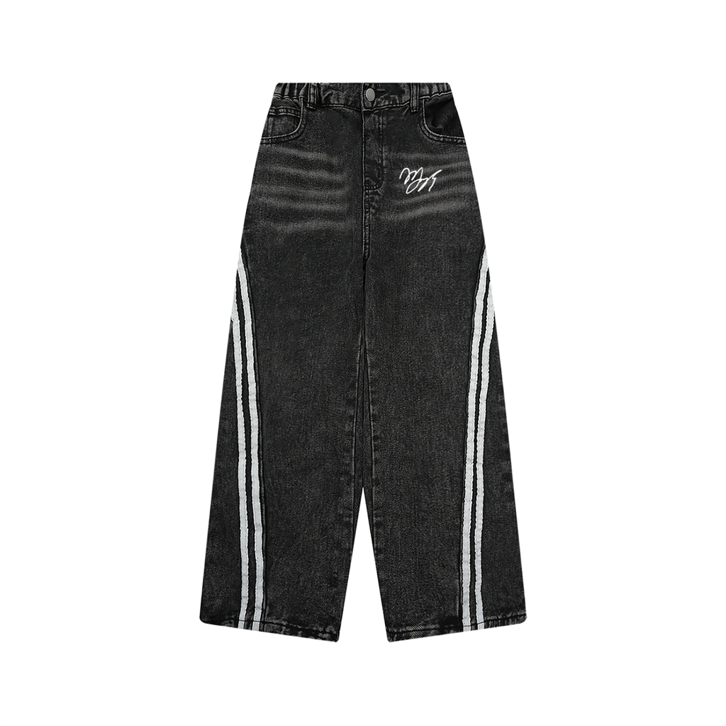 Kid’s Vintage Wash Side Stripe Jeans
