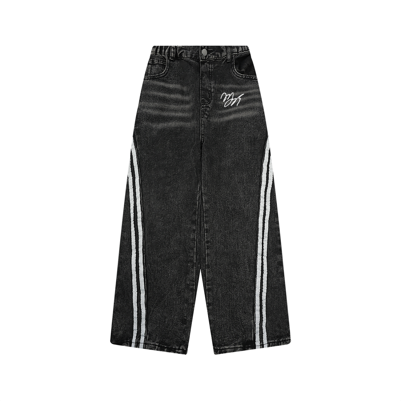 Kid’s Vintage Wash Side Stripe Jeans